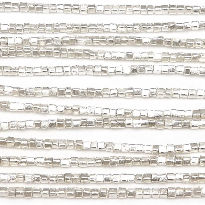 カレンシルバー98％　チャ一ム　立方体　【バラ売り可】 カレンシルバー98％ チャ一ム 立方体 【バラ売り可】