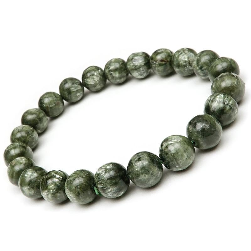 セラフィナイト 丸玉ブレス 8mm【1コ販売】 / 2-26 SR8BS-X : 天然石