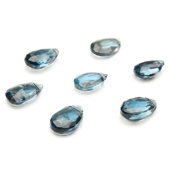 粒販売 ロンドンブルートパーズ ペアシェイプカット 9〜10mm 3粒販売 