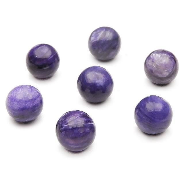 粒販売 チャロアイト 丸玉 8mm 片穴 3粒販売 / T107 CH8KH : 天然石