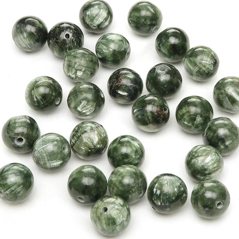 粒販売 セラフィナイト 丸玉 8mm【3粒販売】 / X373 SR8M : 天然石専門 