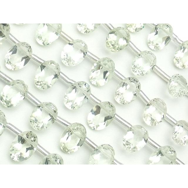 グリーンアメジスト オーバルファセットカット 7×5mm［プレミアム