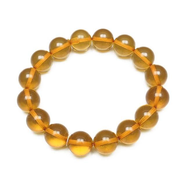 ★大粒！バルティックアンバー 12ミリ珠 ブレスレット(SA+) バルティックアンバー（琥珀） 丸玉ブレス 12mm No.13【1点もの】 / 51