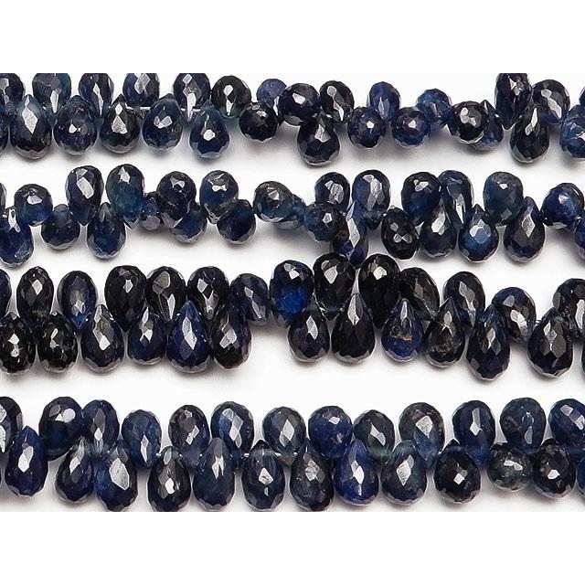 サファイア ドロップカット 4〜5mm【1連販売】 / 9-111 SF4DP3の画像