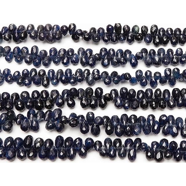 サファイア ドロップカット 4〜5mm【1連販売】 / 9-111 SF4DP3の画像