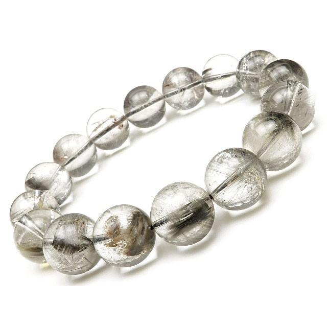 驚きの値段 プラチナルチルクォーツ 丸玉ブレス 13mm 13mm No 43 Rtpt Bs43 1点もの 丸玉ブレス 60 27 Rtpt Bs43 仏壇の春界 Eb2eab93 Studio J Co