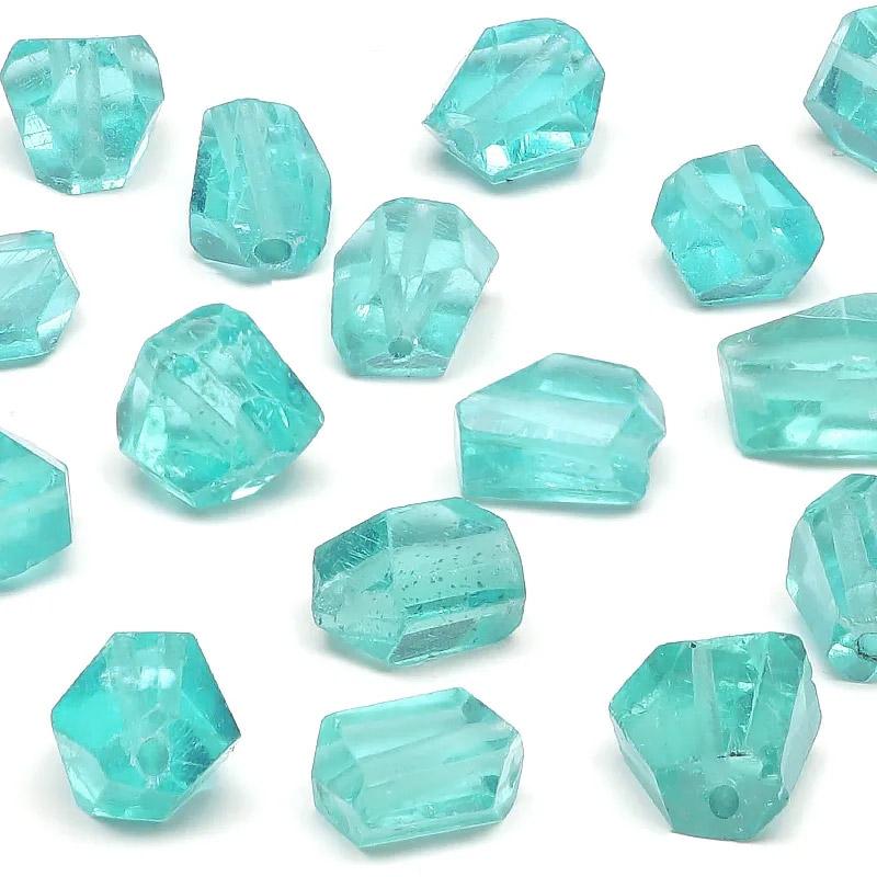 粒販売 マダガスカル産 アパタイト ナゲットカット 6mm【3粒販売 
