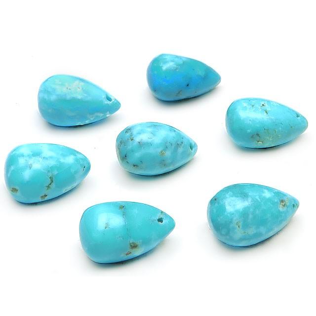 粒販売 アリゾナ産 スリーピングビューティー ドロップ 11〜12mm 3粒 