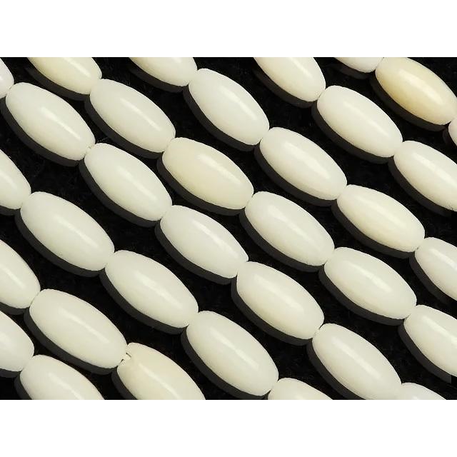 ホワイトコーラル（白珊瑚） ライス 8×4mm【1連販売】 / 9-97 CO8RC-X