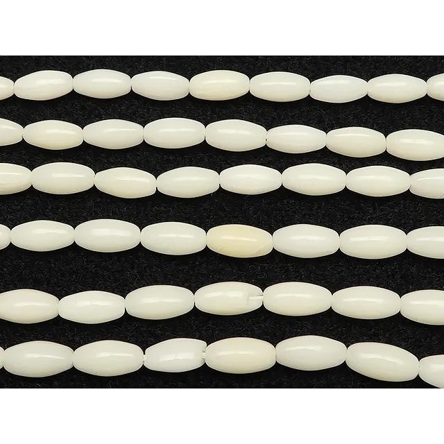 ホワイトコーラル（白珊瑚） ライス 8×4mm【1連販売】 / 9-97 CO8RC-X