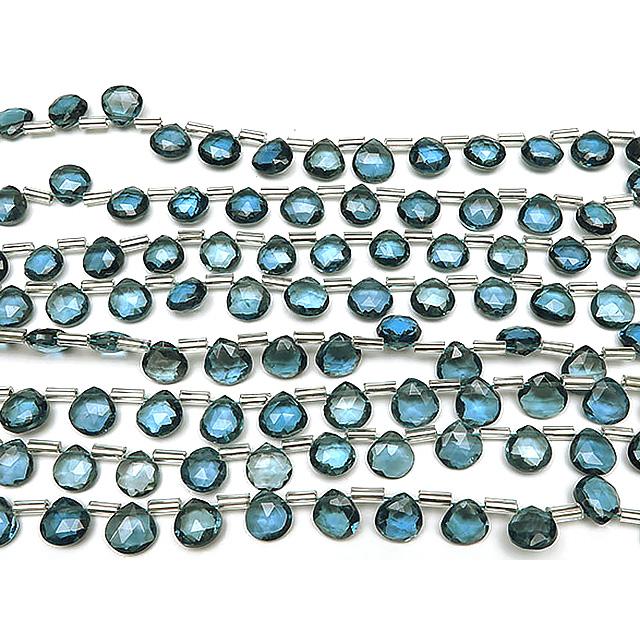 ロンドンブルートパーズ マロンカット 6〜8mm【1連販売】 / 9-3 TP6MR_3
