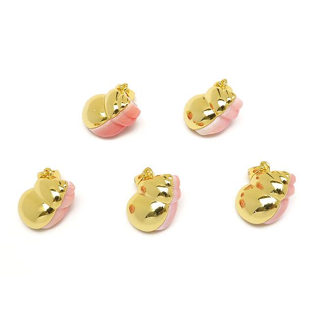 クイーンコンクシェル 貝 ペンダントトップ【18KGP】【1コ販売】 / 60
