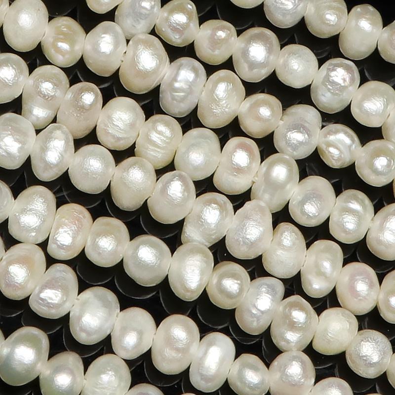 淡水真珠 バロックパール ケシパール 2〜4mm【1連販売】 / 9-82 PL2BA