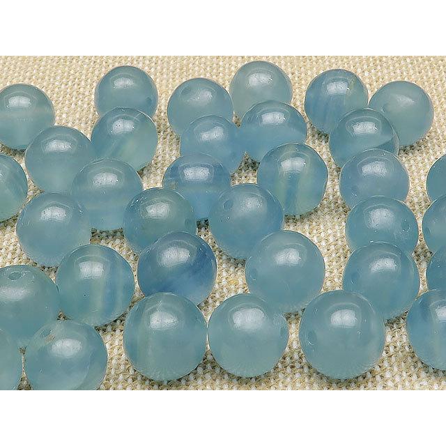 粒販売 ブルーカルサイト 丸玉 8mm No.2 3粒販売 / T077 KS8BU2