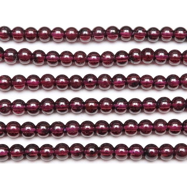 ロードライトガーネット 丸玉 3mm【1連販売】 / 7-12 GN3M : 天然石 