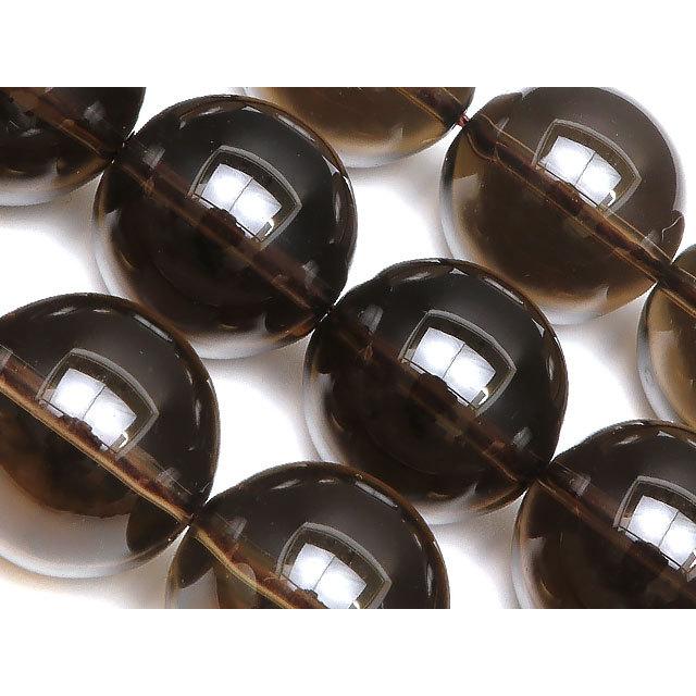 スモーキークォーツ 丸玉 16mm【1連販売】 / 10-8 QQSM16 : 天然石専門