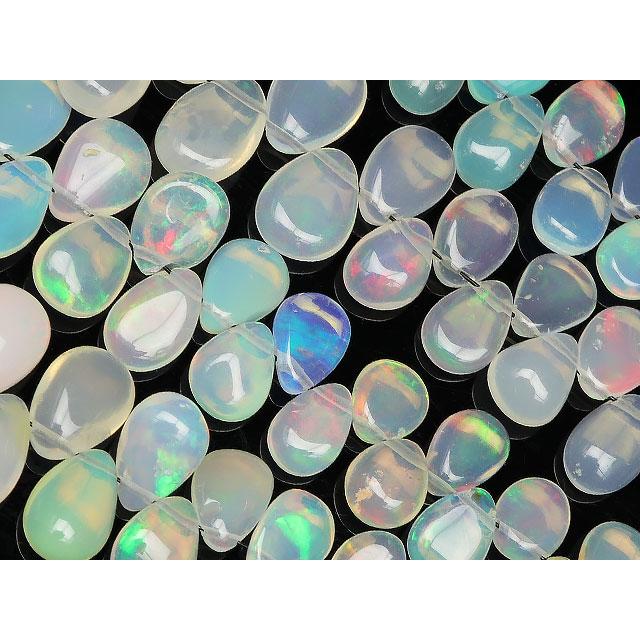エチオピア産 プレシャスオパール ペアシェイプ 3〜9mm【1連販売】 / 9 