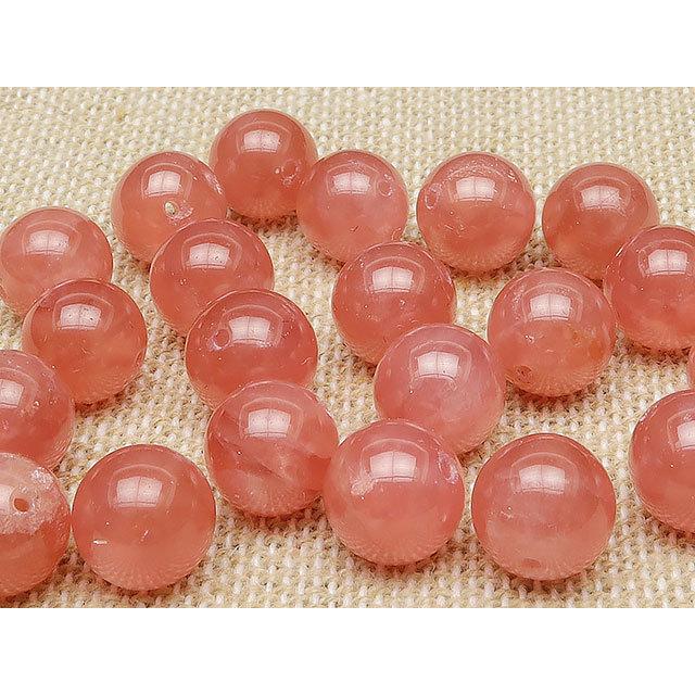 粒販売 アルゼンチン産 インカローズ 丸玉 8mm No.2 2粒販売 / T139 IR8ARの画像