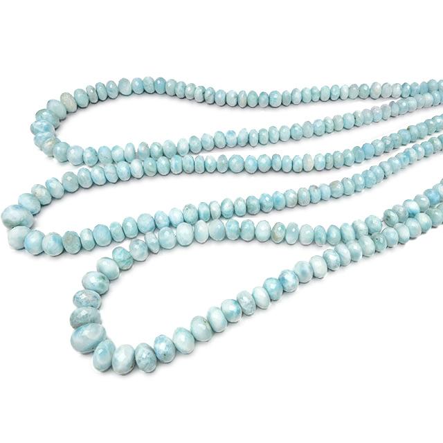 ラリマー ボタンカット 6〜12mm【1連販売】 / 8-1 LM-BC : 210222119 