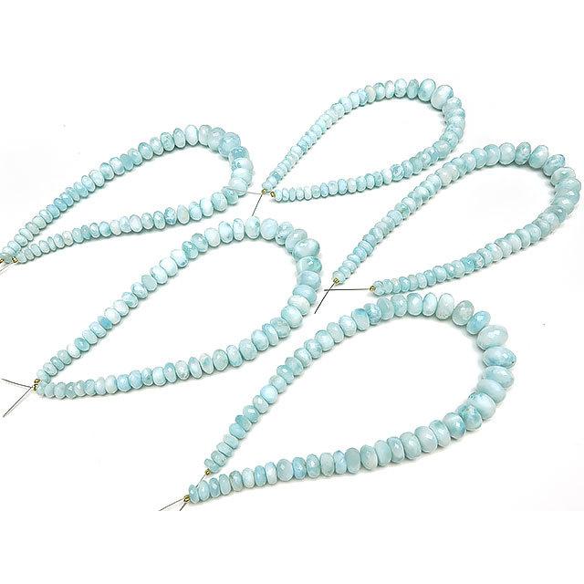 ラリマー ボタンカット 5〜11mm【1連販売】 / 8-3 LM-BC : 天然石専門店