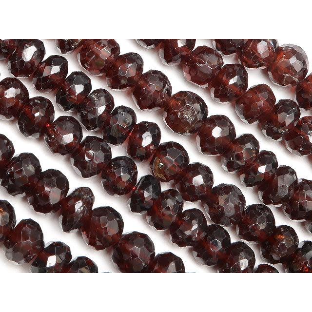 ガーネット ボタンカット 5〜6mm【1連販売】 / 8-13 GNRD-BC : 天然石 