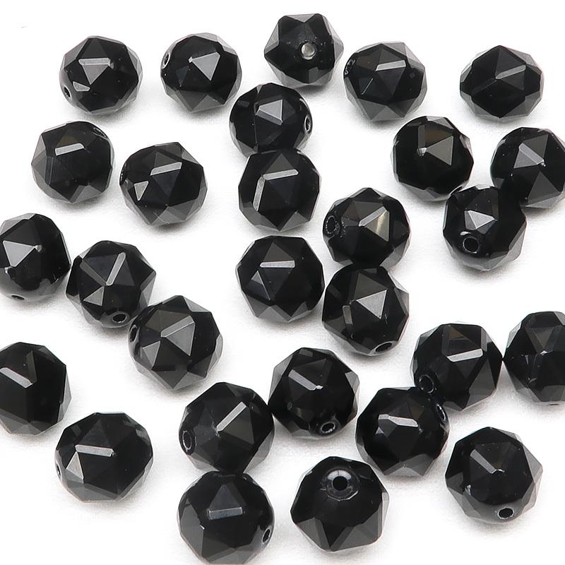 粒販売 チベット産 モリオン（カンゴーム） スターカット 丸玉 10mm