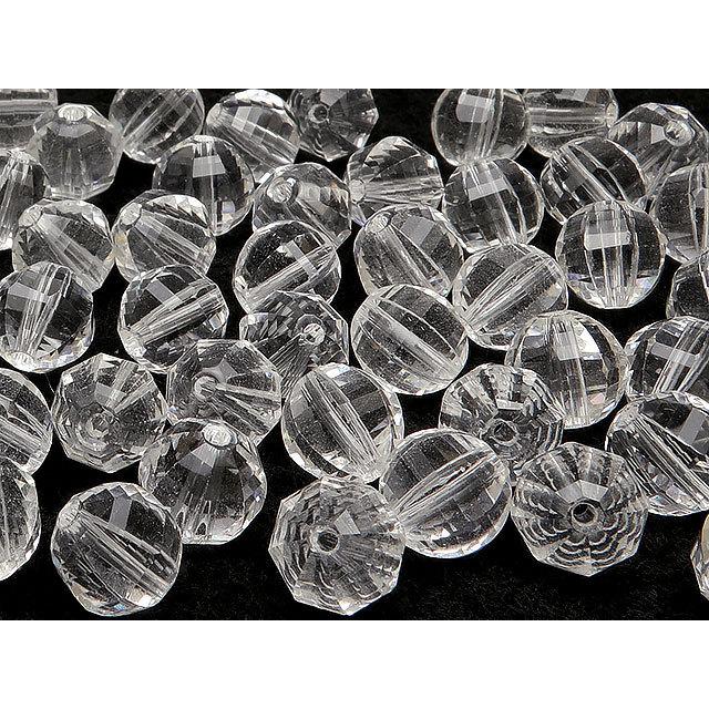 粒販売 天然水晶 ミラーボールカット 丸玉 8mm 6粒販売 / T150 CQCQ8MR
