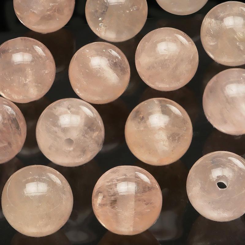 粒販売 ナイジェリア産 ピンクアクアマリン（モルガナイト） 丸玉 8mm