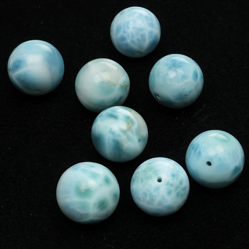 粒販売 ドミニカ産 ラリマー 丸玉 15mm【1粒販売】 / T154 LM15M
