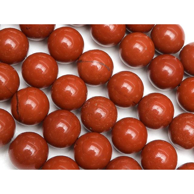 レッドジャスパー 丸玉 8mm【1連販売】 / 2-8 JARD8 : 天然石専門店