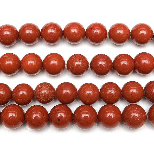 レッドジャスパー 丸玉 8mm【1連販売】 / 2-8 JARD8 : 天然石専門店