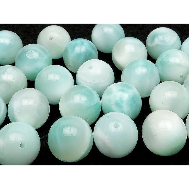 粒販売 アイスラリマー 丸玉 12mm 3粒販売 / T175 LM12I : 天然石専門