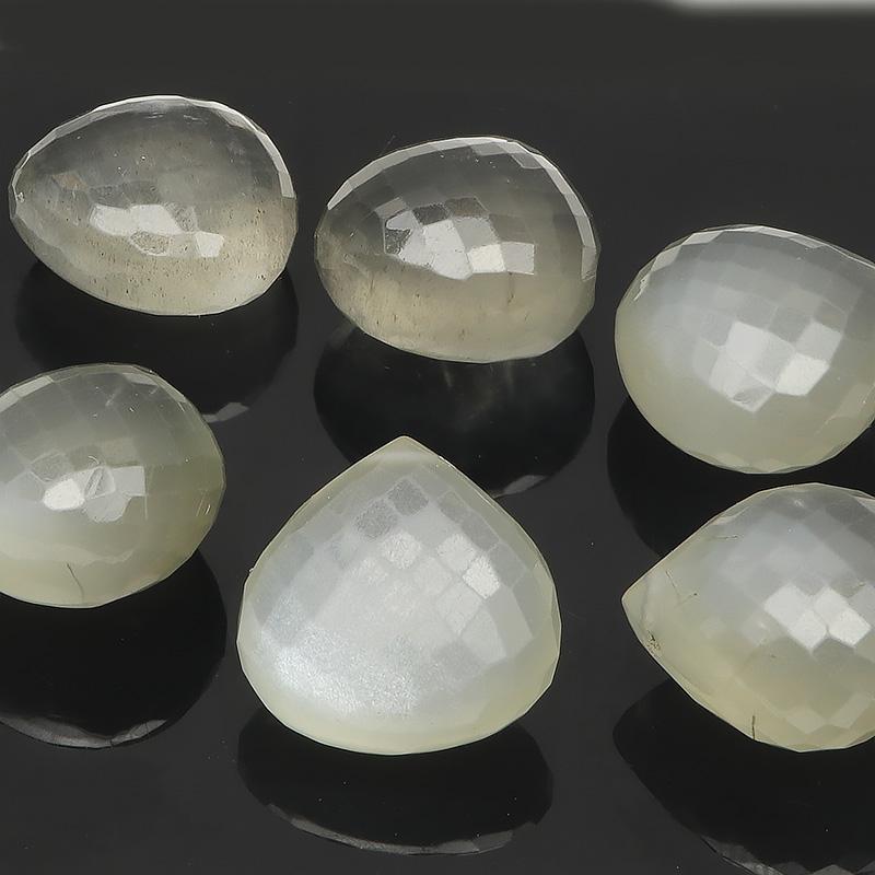 粒販売 グレームーンストーン マロンブリオレットカット 12mm【1粒販売 