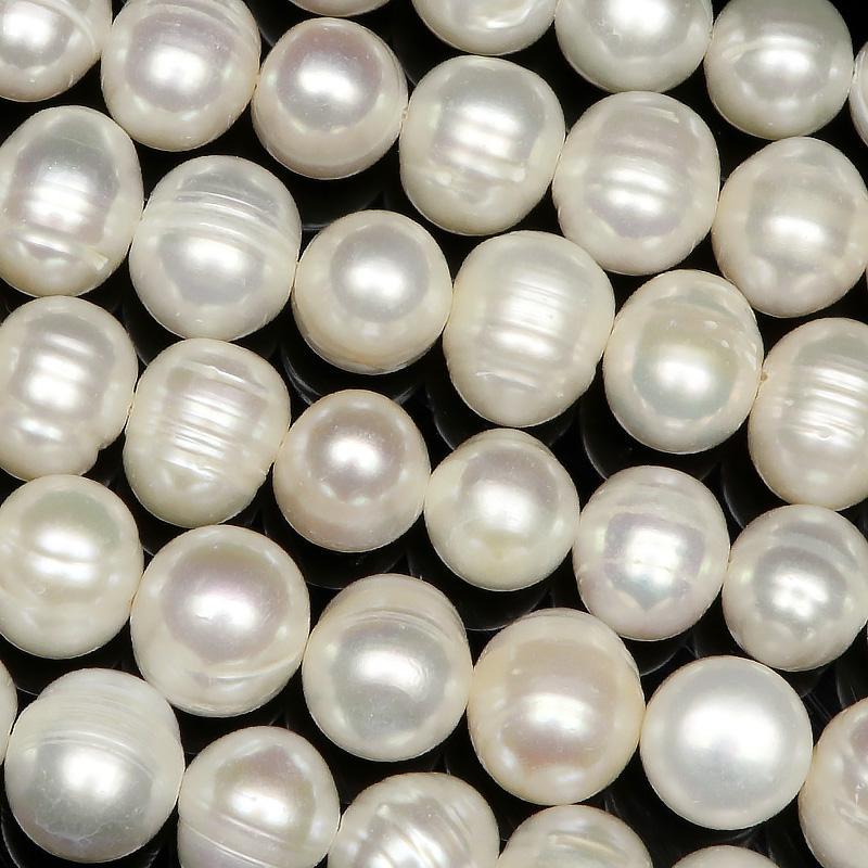 淡水真珠 バロックパール 7〜9mm［縞入り］【1連販売】 / 9-32 PL7BA