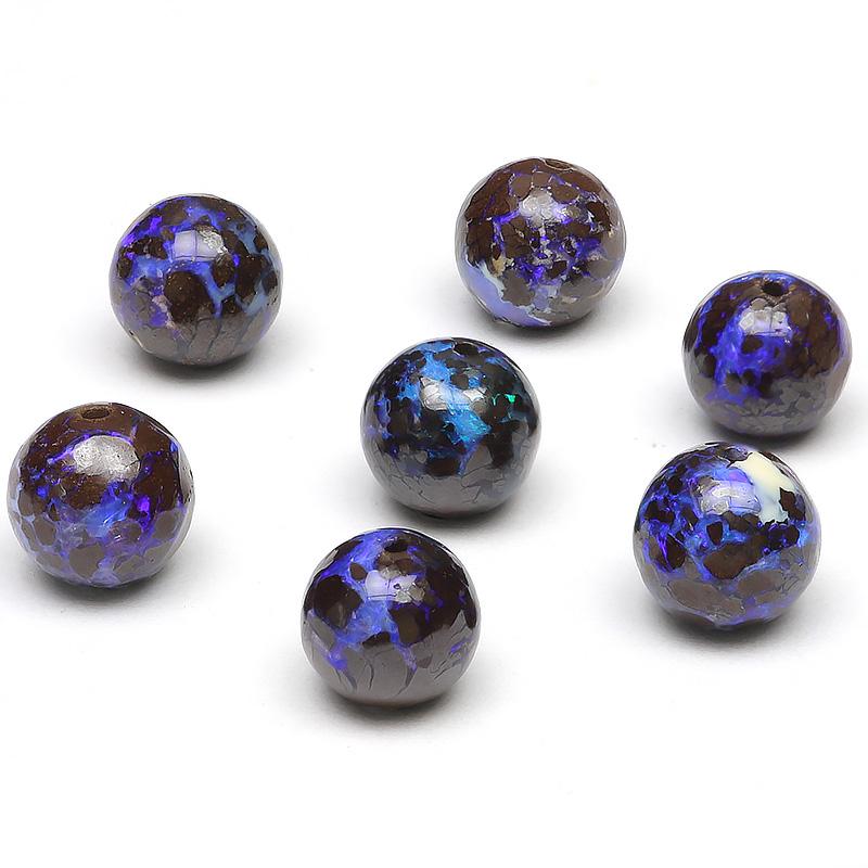 粒販売 オーストラリア産 ボルダーオパール 丸玉 8mm【1粒販売