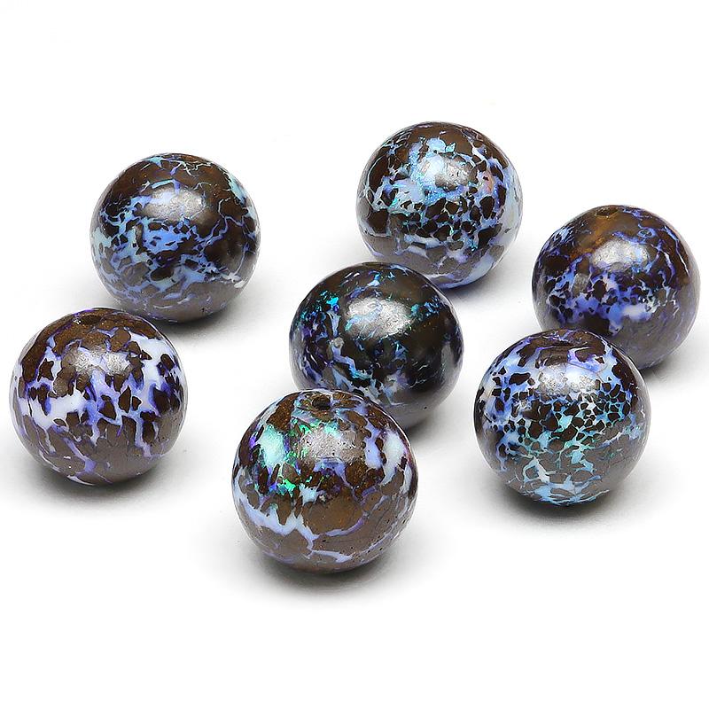 粒販売 オーストラリア産 ボルダーオパール 丸玉 10mm【1粒販売 