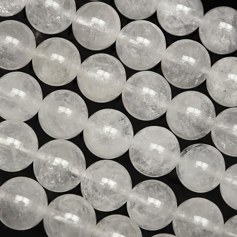 ヒマラヤ産 アイスクリスタル 丸玉 8mm【1連販売】 / 2-9 CQ8M-X 