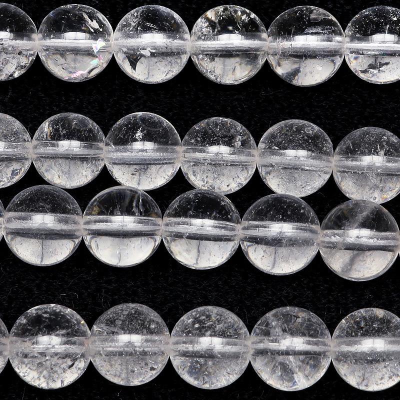 ヒマラヤ産 アイスクリスタル 丸玉 6mm【1連販売】 / 3-5 CQ6M-X