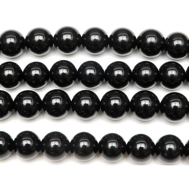 チベット産 モリオン（カンゴーム） 丸玉 6mm【1連販売】 / 3-24 MN6M