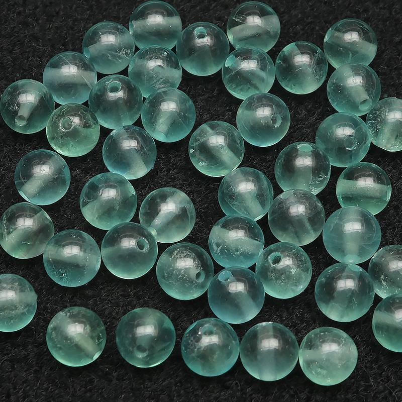 粒販売 ブルーフローライト 丸玉 6mm【8粒販売】 / T187 FR6M : 天然石