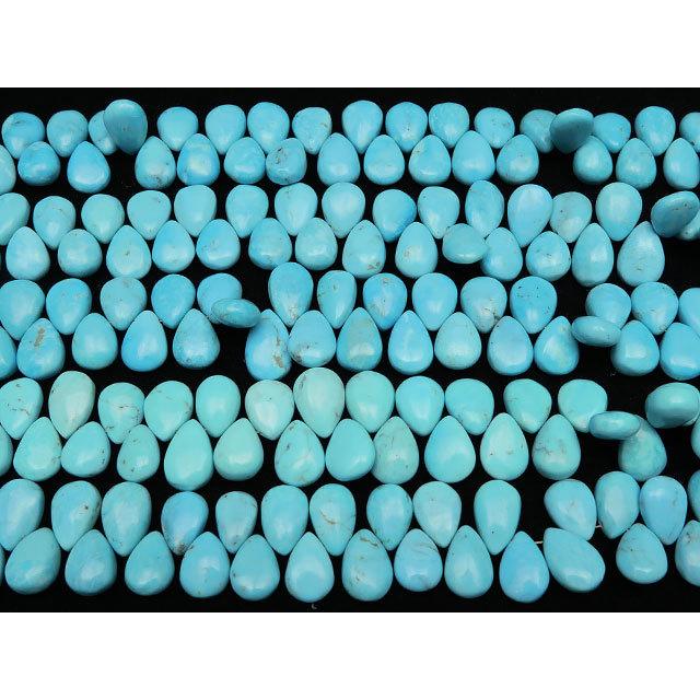 アリゾナ産 スリーピングビューティーターコイズ ペアシェイプ 9〜12mm 