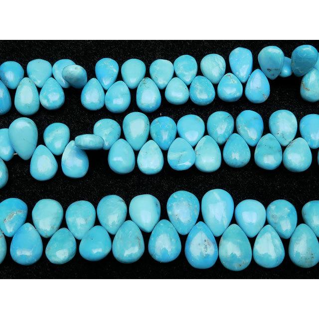 アリゾナ産 スリーピングビューティーターコイズ ペアシェイプ 9〜13mm No.5【1連販売】 / 9-76 TQSL-PS5_3