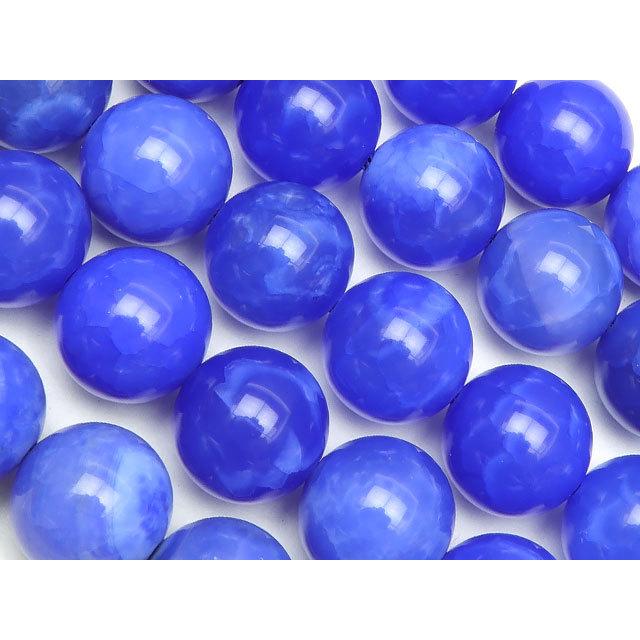 ブルーアゲート丸玉 ブルーファイアーアゲート 丸玉 10mm【1連販売】 / 4-44 AGFI10BU