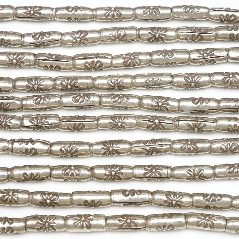 カレンシルバー デザインチューブ 6×3mm【1連販売】 / KLN-40BZ-X