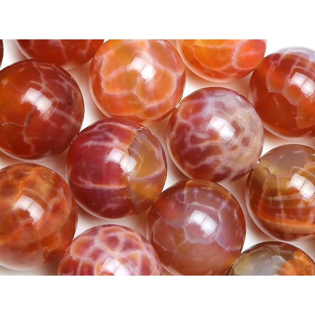 ファイアーアゲート 丸玉 12mm【1連販売】 / 5-3 AGFI12 : 天然石専門