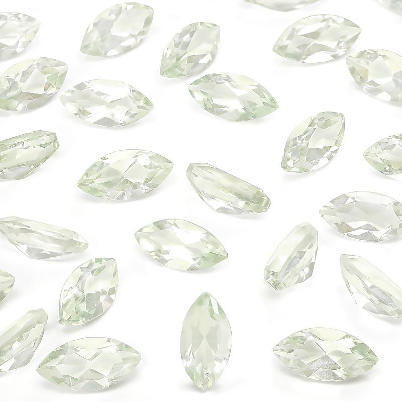 グリーンアメジスト マーキスファセットカット ルース 8×4mm 12コ販売 