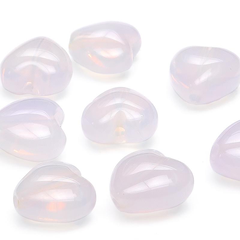 粒販売 ブラジル産 スコロライト ハート 8×5mm【2粒販売】 / T191 