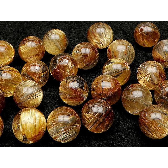 粒販売 ブラジル産 ルチルクォーツ 丸玉 9〜10mm 1粒販売 / T186 粒販売 ブラジル産 ルチルクォーツ 丸玉 9〜10mm 1粒販売 / T186