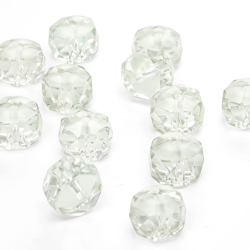 粒販売 グリーンアメジスト ボタンカット 8×5mm［プレミアムカット