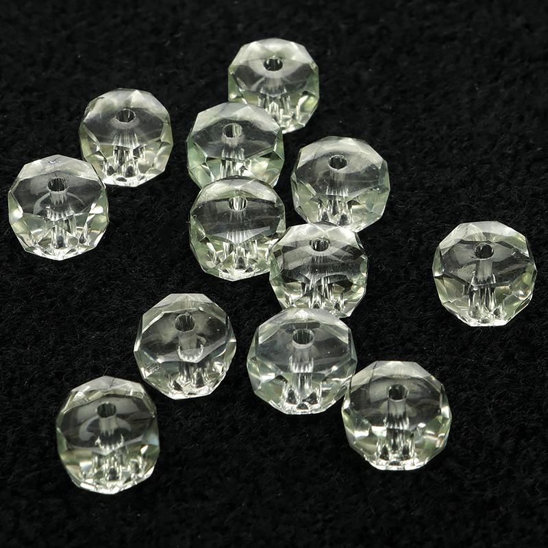 粒販売 グリーンアメジスト ボタンカット 8×5mm［プレミアムカット